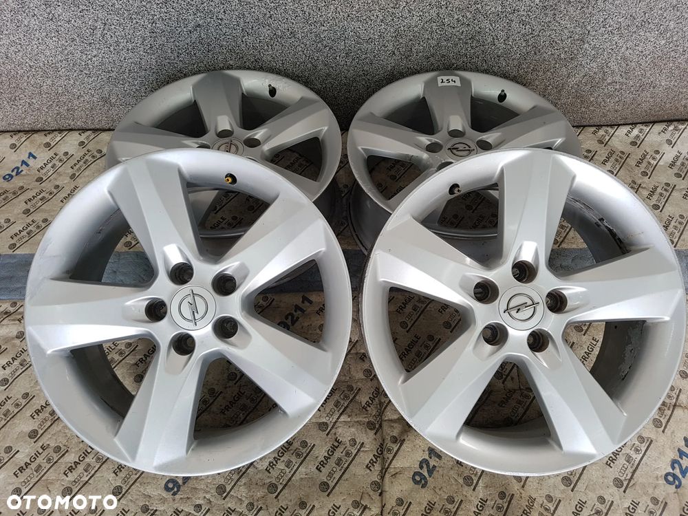 FELGI ALU ORYGINAŁ  OPEL  ZAFIRA B VECTRA C SIGNUM MERIVA ASTRA  5X110  7JX17 ET35 - 1