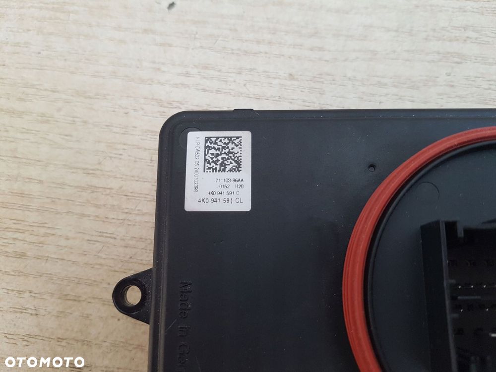 audi a6 c8 moduł przetwornica led sterownik 4k0941591cl - 3