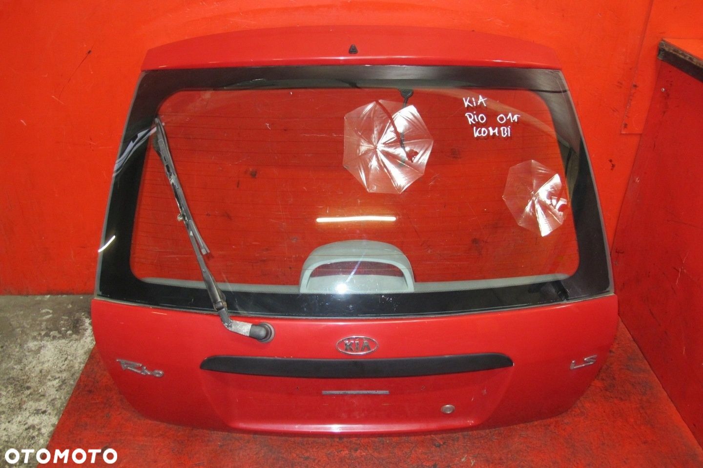 KIA RIO 1 I DC KOMBI KLAPA SZYBA BAGAŻNIKA TYŁ TYLNA Z2S - 1