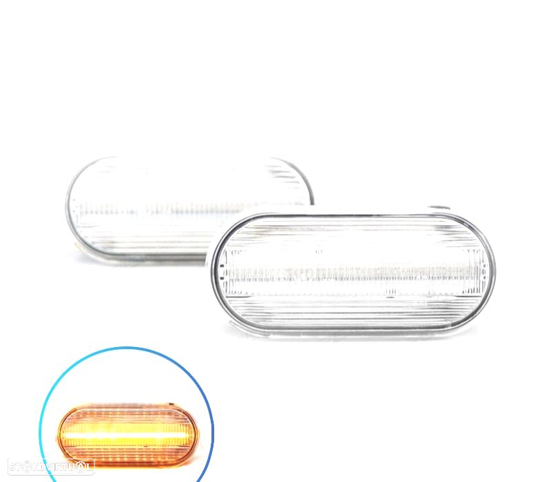 PISCAS LATERAIS LED BAR CROMADO - 4