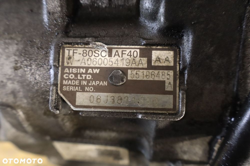 SKRZYNIA BIEGÓW AUTOMAT  FIAT CROMA II 1.9JTD 55196485 - 6