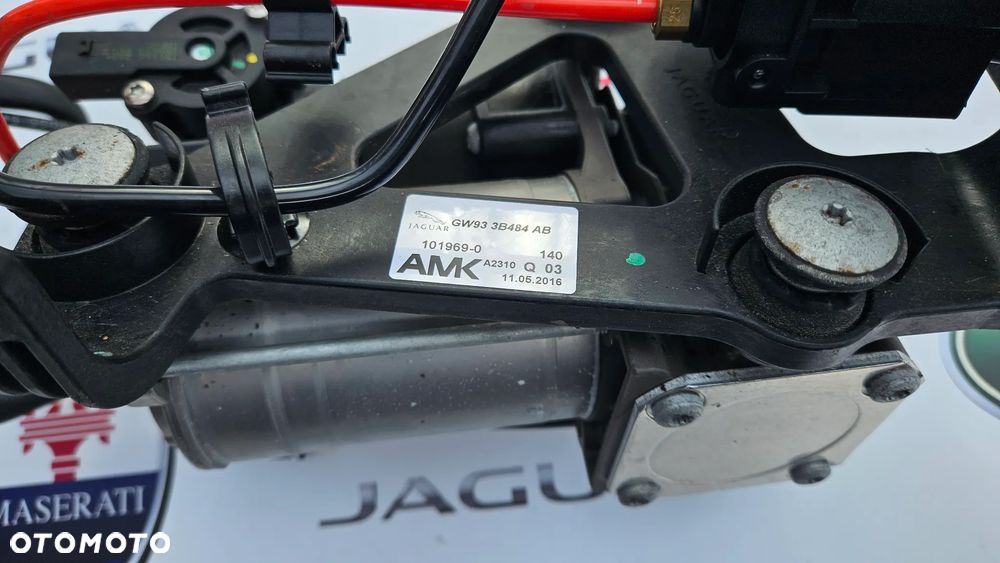 Jaguar XJ 351 LIFT 2015-2019 Kompletny kompresor zawieszenia NIVO Butla Blok zaworowy Sprężarka GW93-5B709-AB - 11