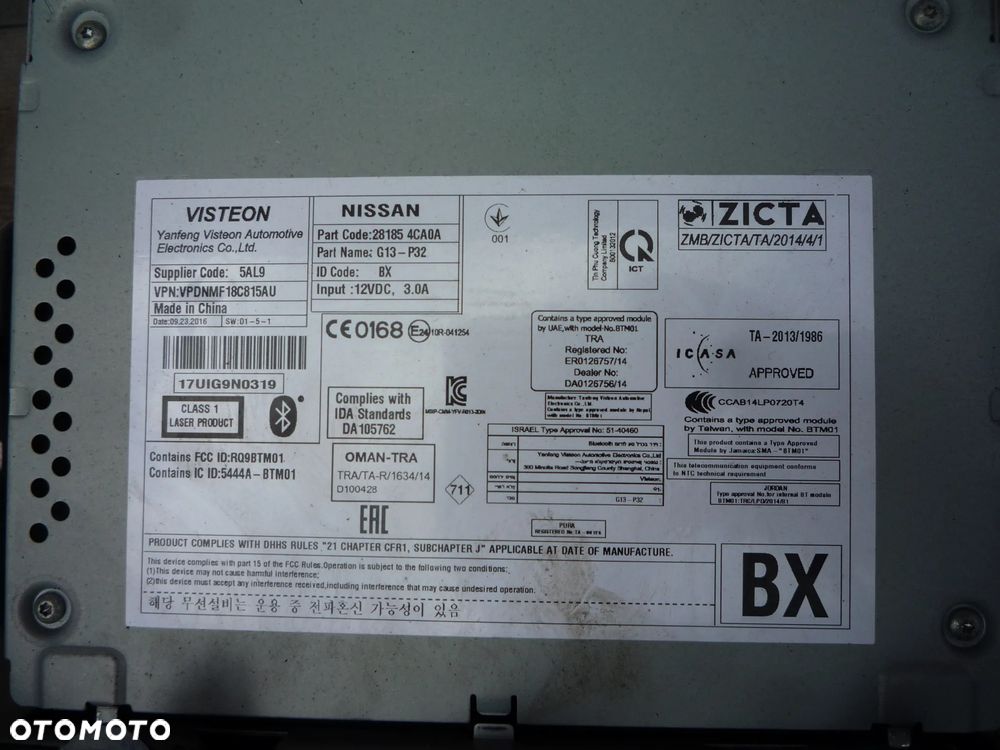 NISSAN QASHQAI II J11 PANEL NAWIEWU RADIO - 4
