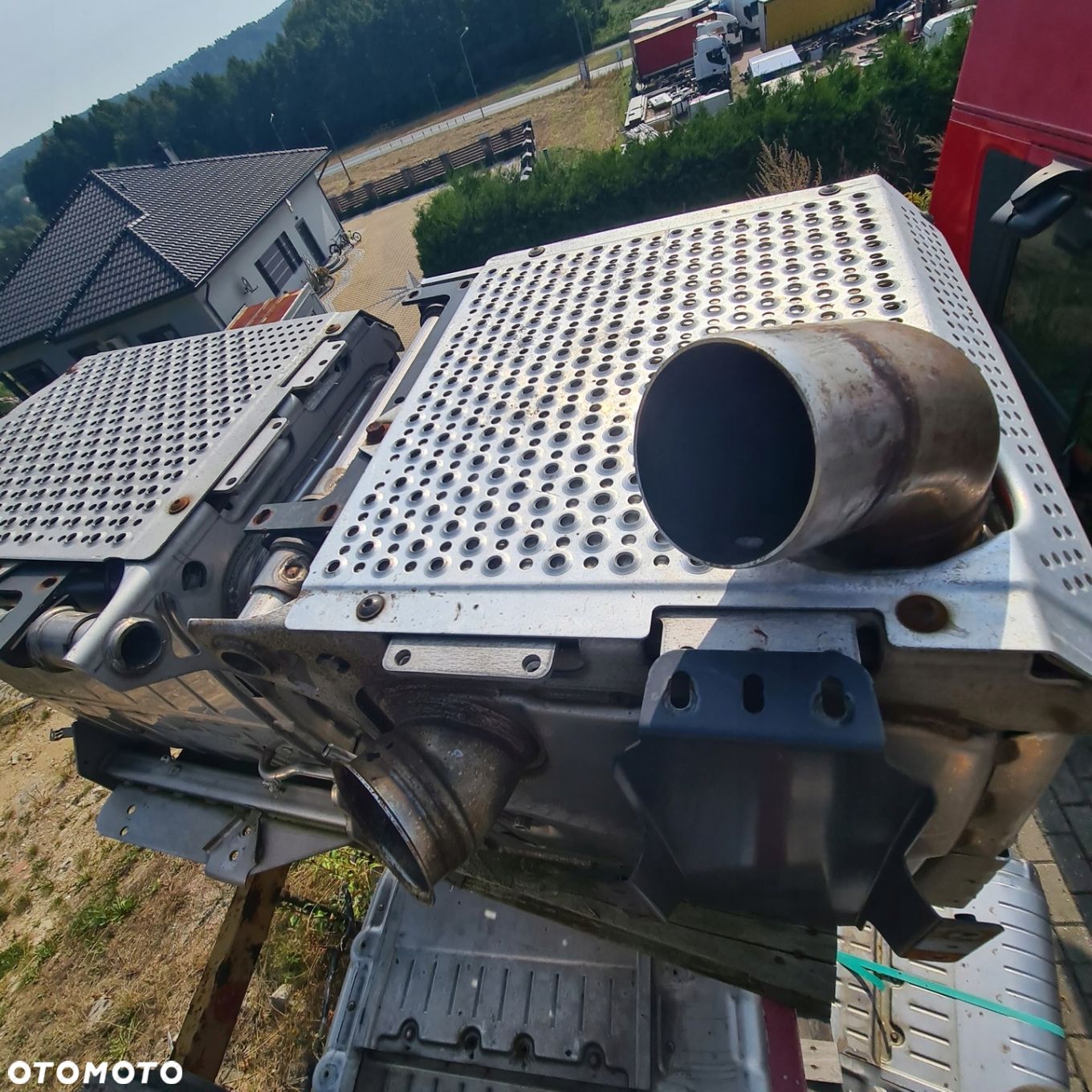 Katalizator tłumik górny wydech actros śmieciarka Wywrotka - 1