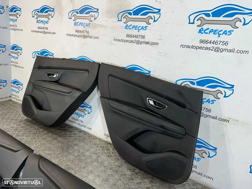 .Conjunto Quartelas Frente Frontal Tras Traseira Original Com Cortinas Renault Scenic 4 2016 - 2022 - 10