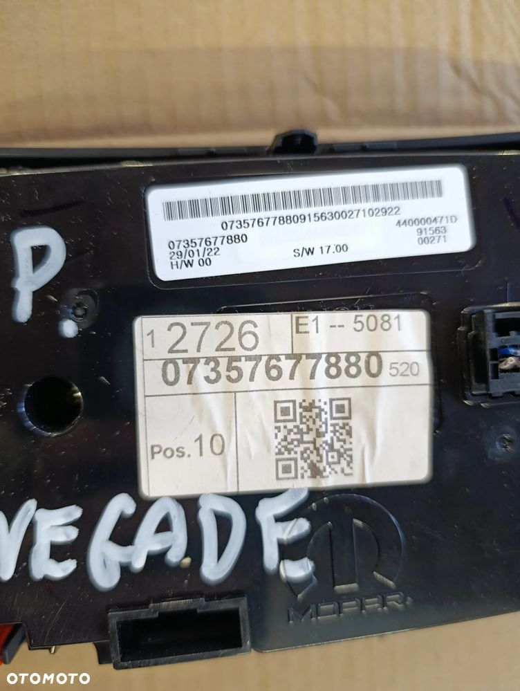 JEEP RENEGADE 4Xe PANEL NAWIEWU KLIMATYZACJI 07357677880 - 3