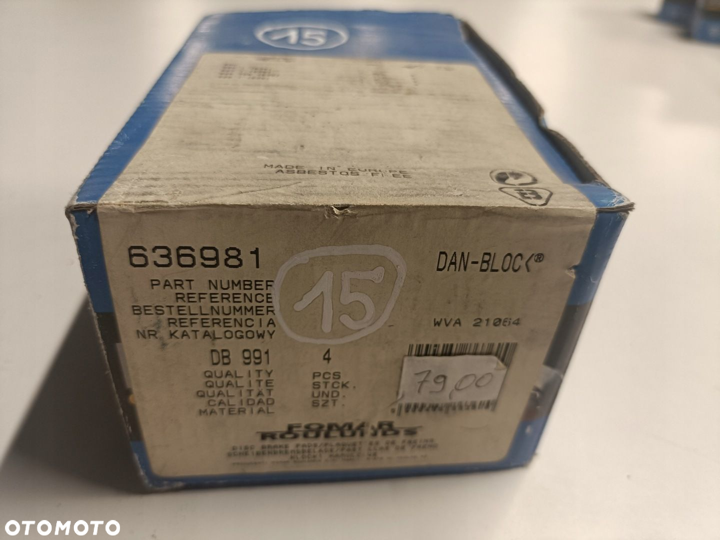 BMW E39 PRZEDNIE KLOCKI HAMULCOWE przód 636981 - 2