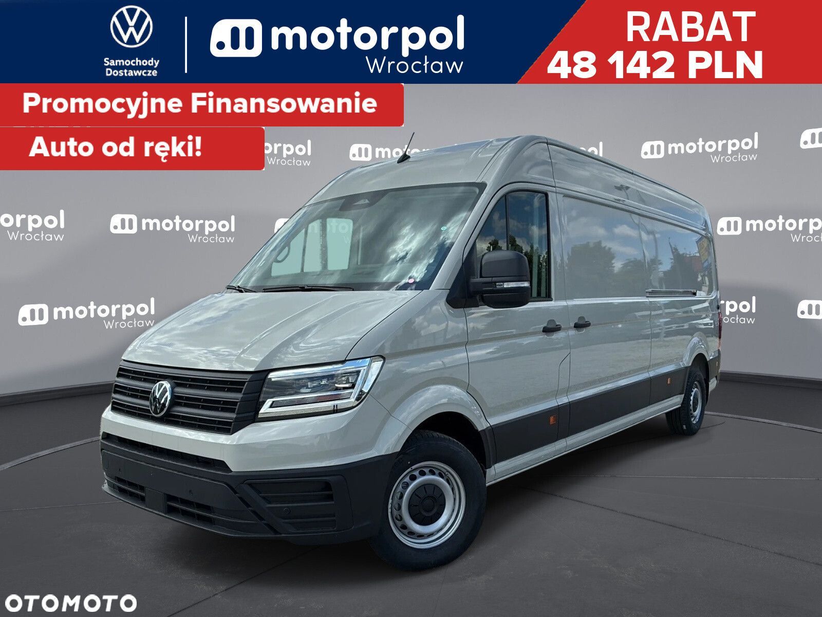 Volkswagen Crafter 35 Furgon L4H3, 2.0BiTDI 177KM, 4490mm, Wysoki dach, r.o. 4490 - 1