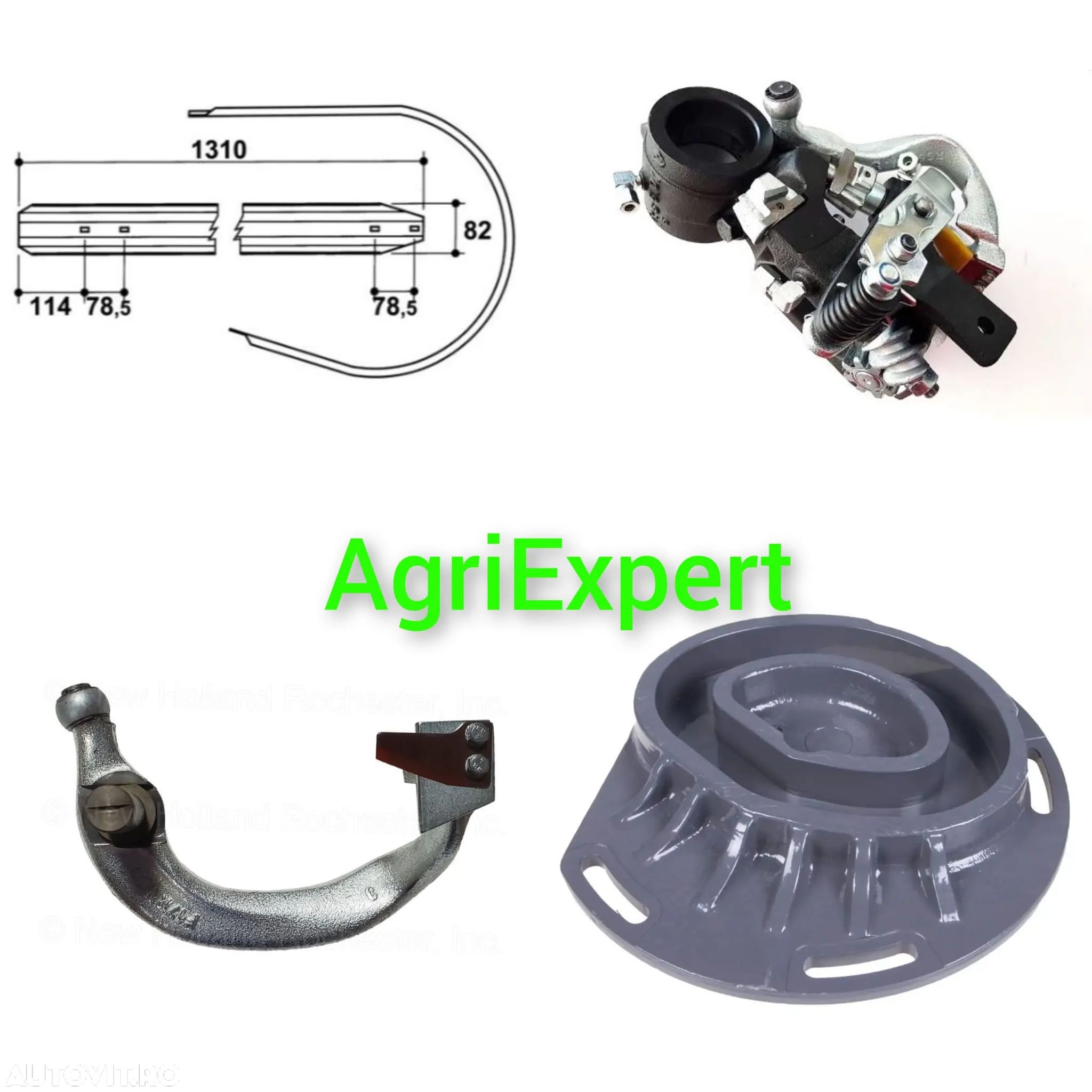 Piese balotiera Fendt / Kverneland / Ama / Krone KP150 / KP155 / KR100 / KR125 / KR130 / KR155 / KR160 / Gaspardo - 1