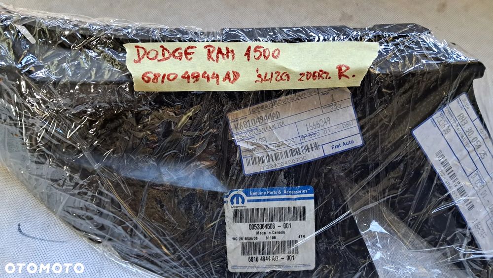 DODGE RAM 1500 ŚLIZG ZDERZAKA PRAWY PRZÓD 68104944AD - 5