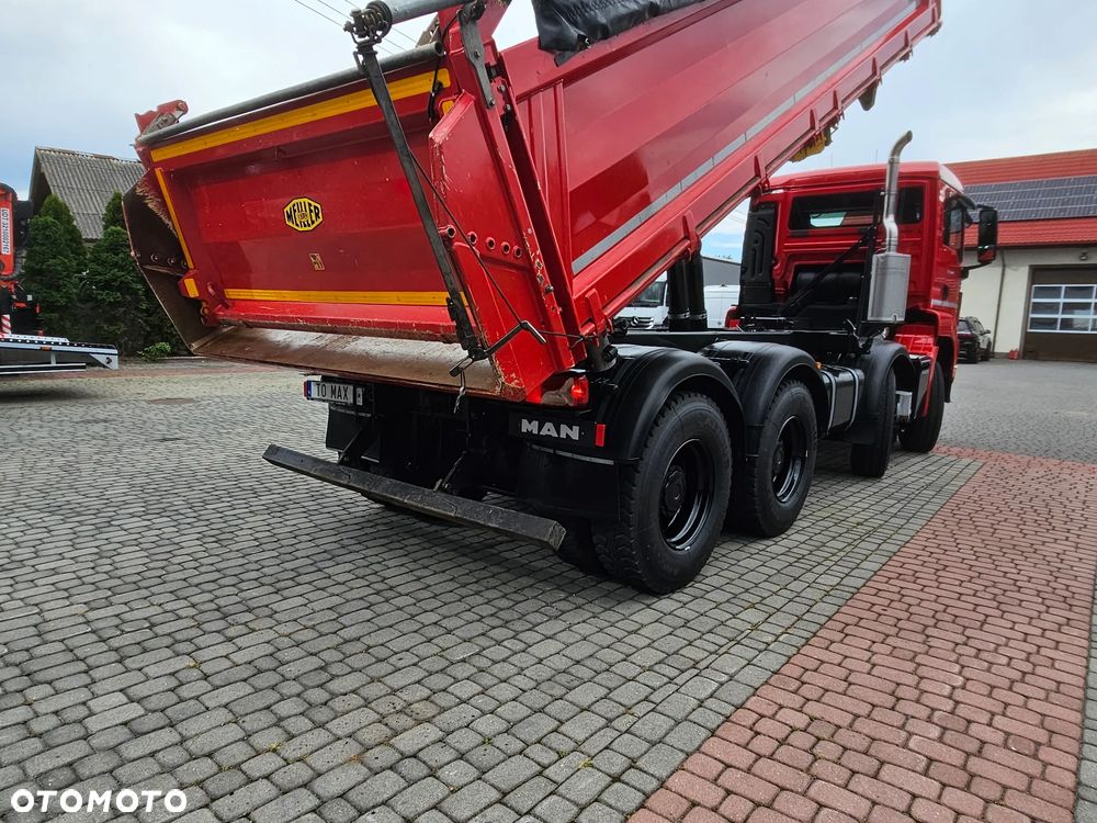 MAN TGS 35.460 WYWROTKA 8X4 MEILLER-KIPPER+HYDROBURTA! - 12