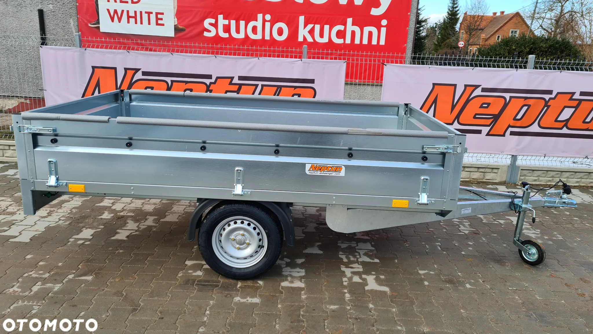 Neptun NORDICA skrzynia 263x145 burta 40cm przyczepa platforma GN124 - 8