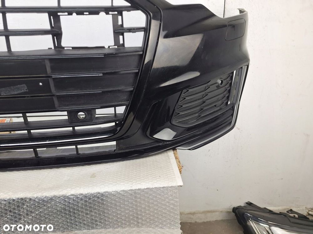 ZDERZAK AUDI A6 C8 4K 4K0 S-LINE 2019-2023 BLACK EDITION GRILL KRATKA - 5