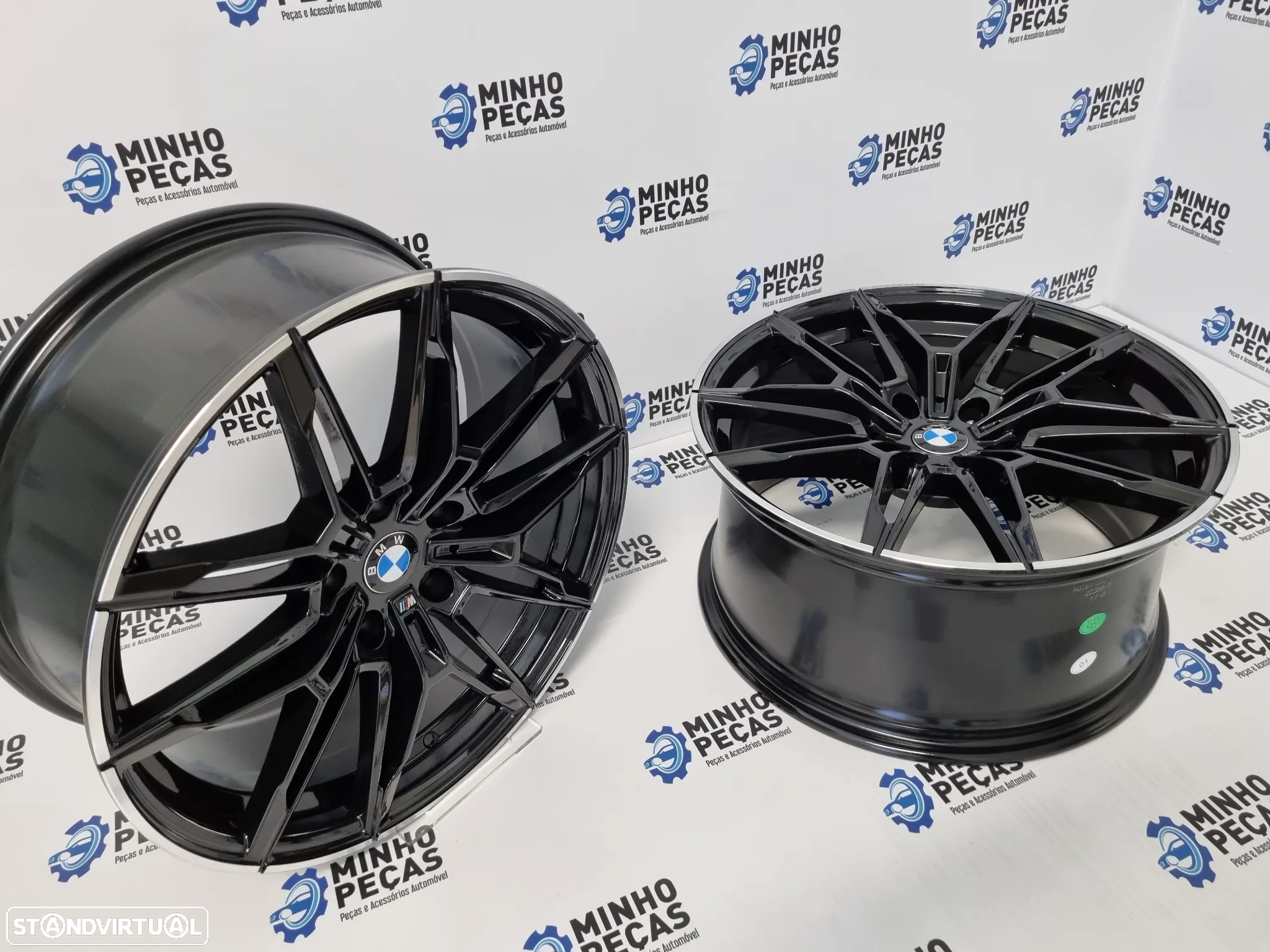 Jantes BMW G20 M3 em 18 Preto Brilho Lip Polido - 6
