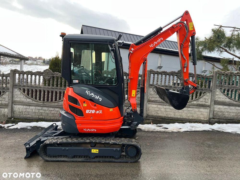 Kubota U20-3α * Minikoparka Kubota U20-3 * Zerowy Obrys * 2,5 Tony * Stan IDEALNY * - 9