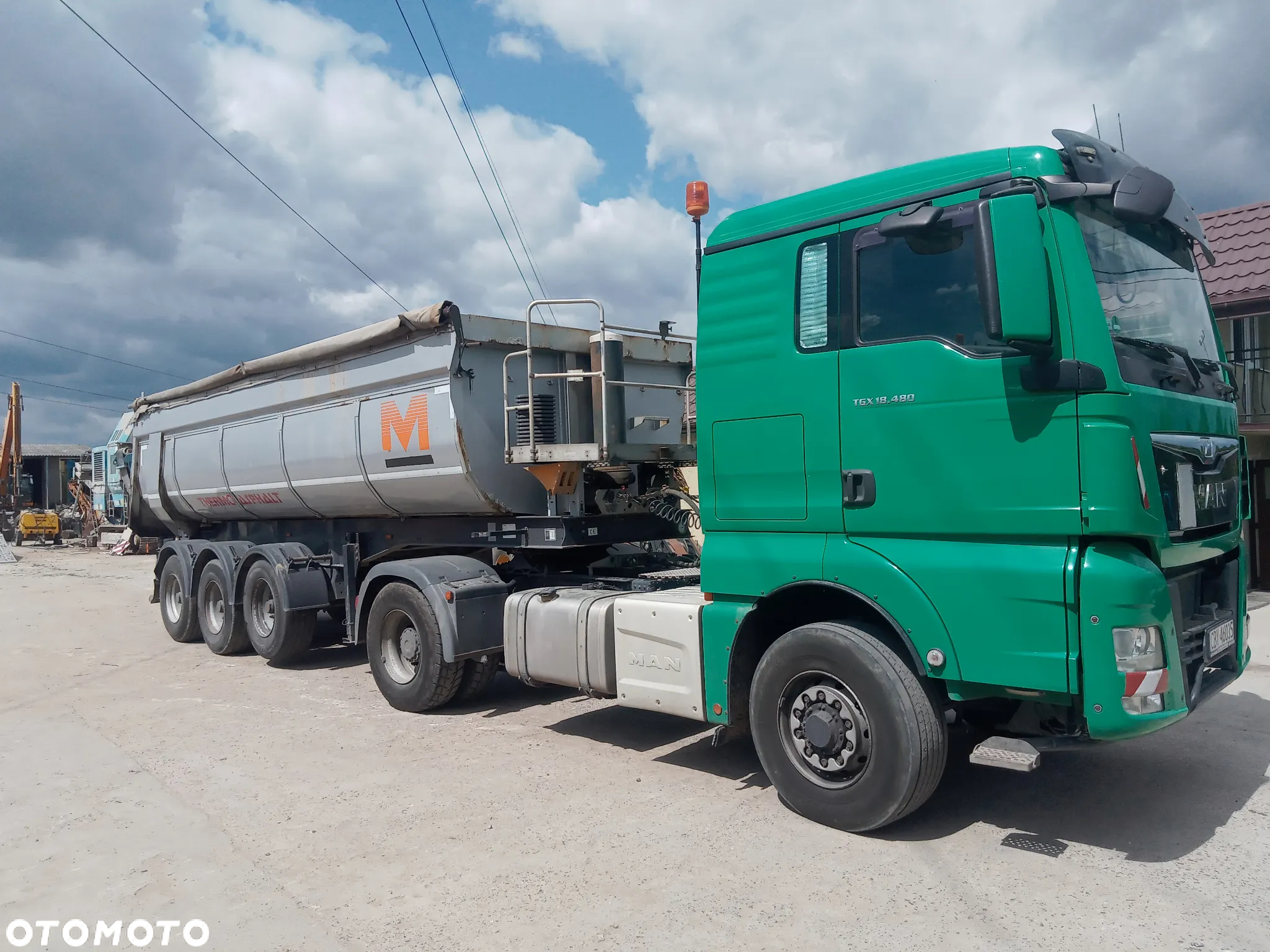 MAN Tgx 18-480 4x4+Naczepa Wywrotka Stalowa Termo - 2