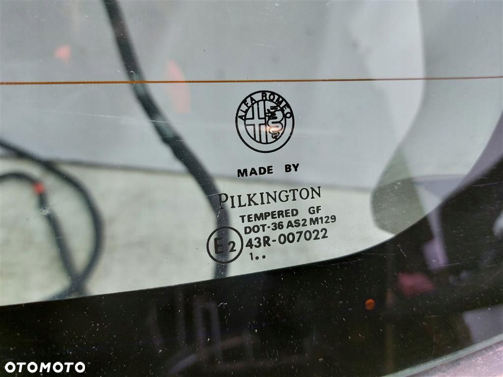 Klapa tył tylna SZYBA LAMPA Alfa Romeo 156 LAK:CZARNY 1997-2006 - 8