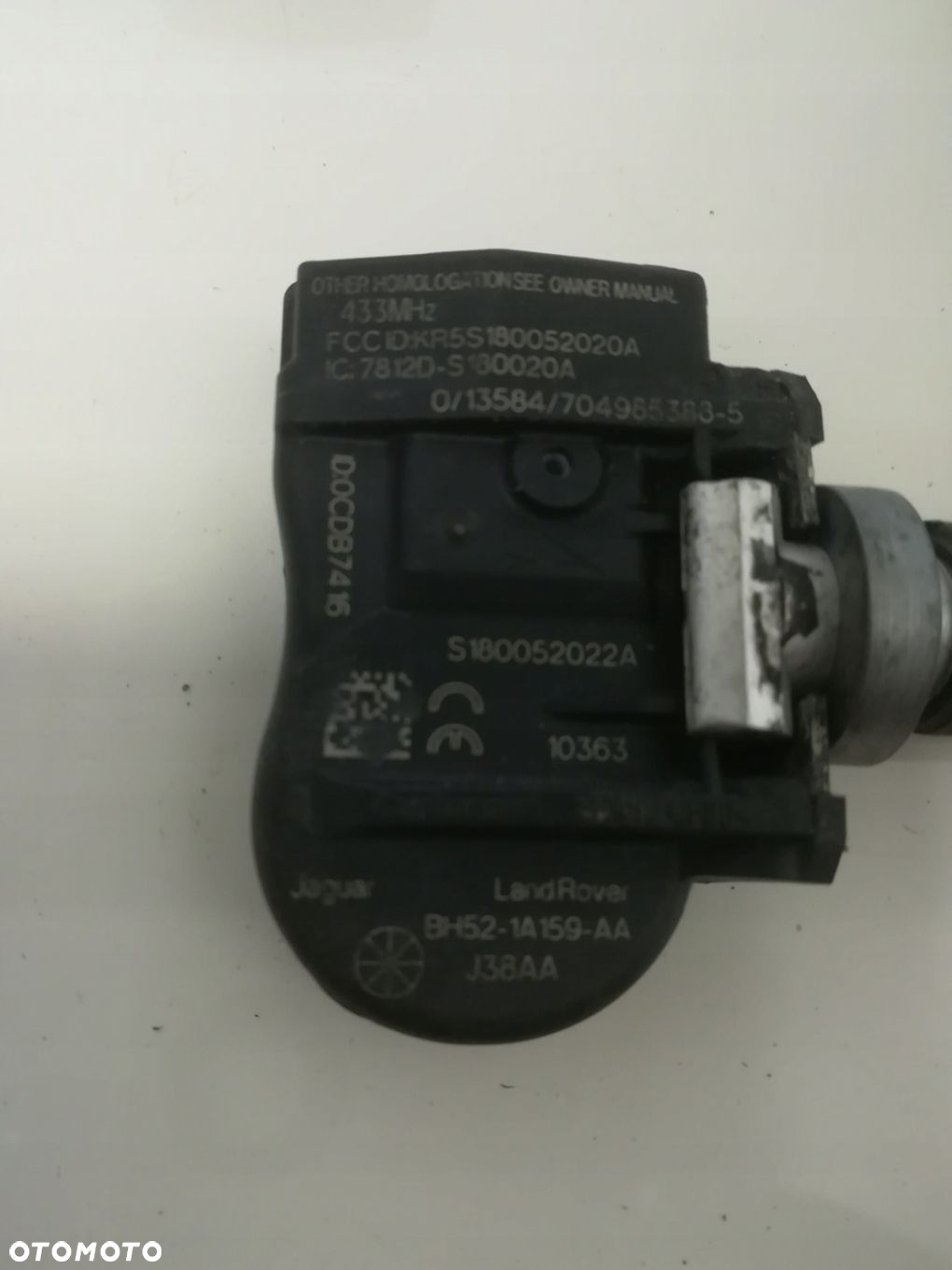 JAGUAR F-TYPE X152 XE X760 XF X260 X250 LAND ROVER DISCOVERY IV L319 SPORT L550 FREELANDER L359 RANGE ROVER EVOQUE L538 SPORT L320 VOGUE L322 CZUJNIK CIŚNIENIA OPON TPMS 433 KOMPLET 4 SZTUKI ORYGINAŁ - 9