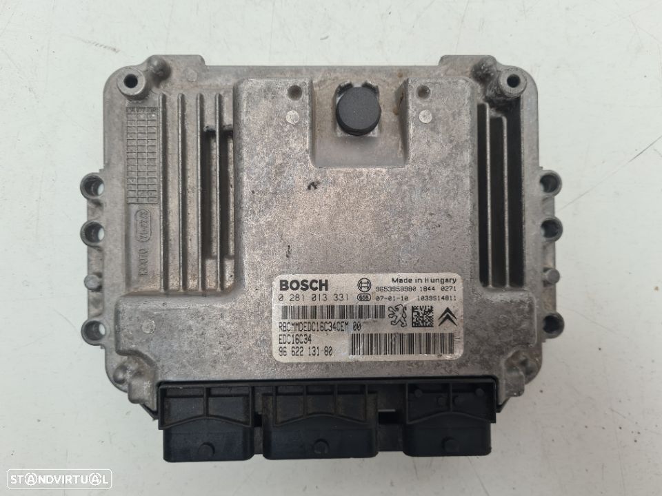 CENTRALINA BOSCH ORIGINAL | REF. 9662213180 0281013331 | PEUGEOT 307 1.6 HDI 110CV / CITROEN C4; - 2