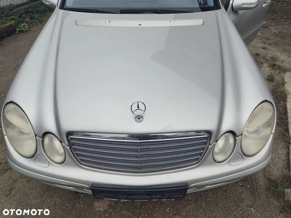 MERCEDES W211 MASKA POKRYWA SILNIKA 744 ALUMINIOWA