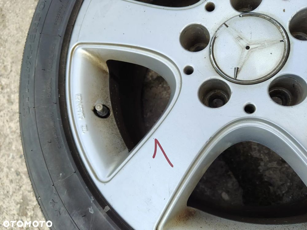 MERCEDES W211 VITO FELGI Aluminiowe Koła ZIMA 5X112 +opony zimowe 6-7mm - 4