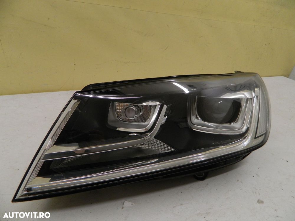 Far stanga VW Touareg 7P facelift Xenon LED, 2015, 2016, 2017, 2018, cod origine 7P1941033A. - 3