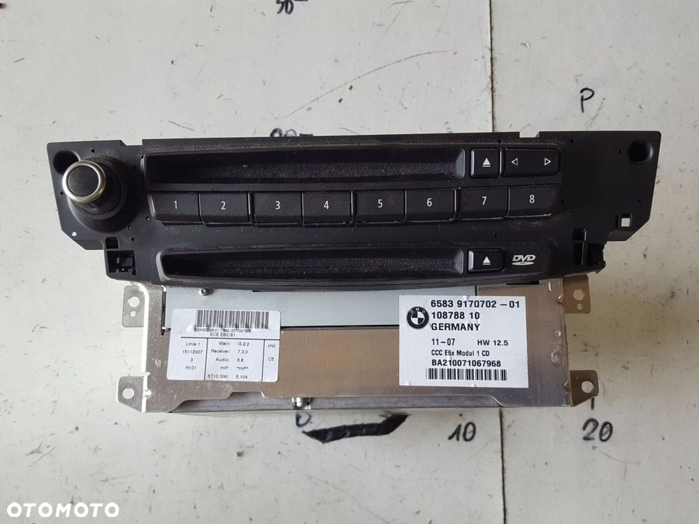 BMW 5 E60 E61 LIFT 07r- CZYTNIK NAWIGACJI 9170702 - 1