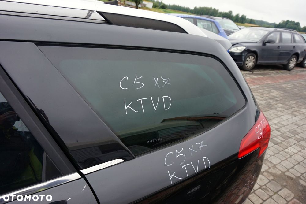 SZYBA KAROSERYJNA TYLNA LEWA BOCZNA C5 III X7 KOMBI  CITROEN 2008-2017 - 1