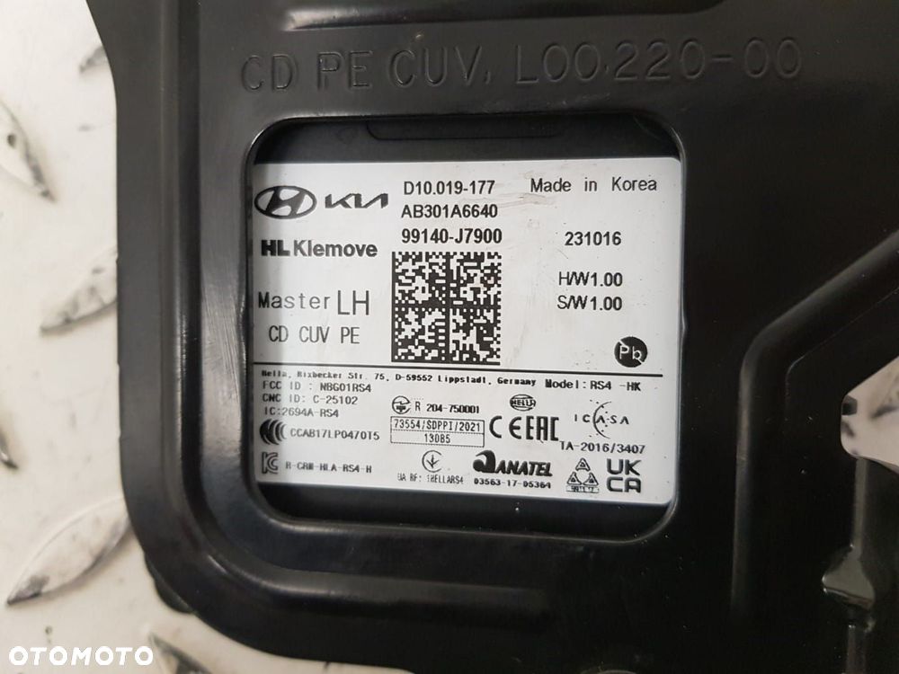 ORYGINALNY RADAR SENSOR CZUJNIK MARTWEGO POLA + MOCOWANIE KIA CEED III 3  X-CEED  99140-J7900 - 5