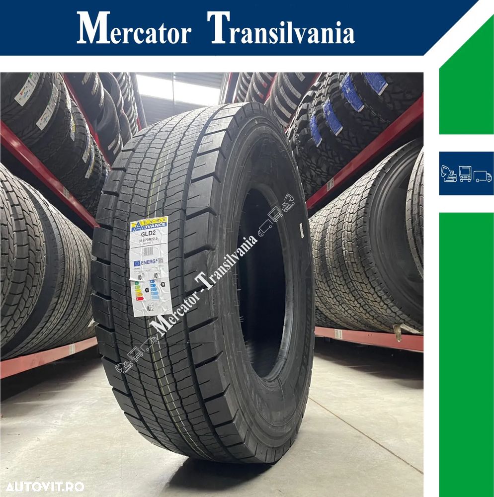 Anvelopa NOUA 315/70R22.5 Advance GL-D2,CASCO Inclusiv,5 centuri de siguranta - 1