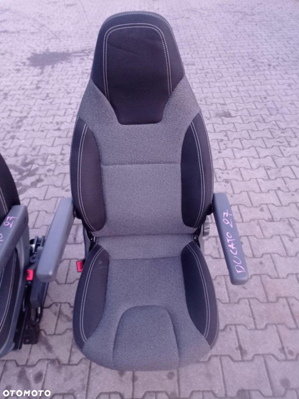 Ducato Boxer Jumper 06- Fotel Kierowcy Pasażer Jedynka Podłokietnik Kamper - 3