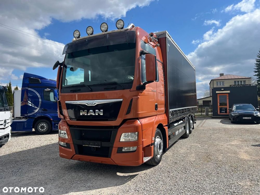 MAN TGX 26.480 / 6x2 / Burto - Firanka / - 10