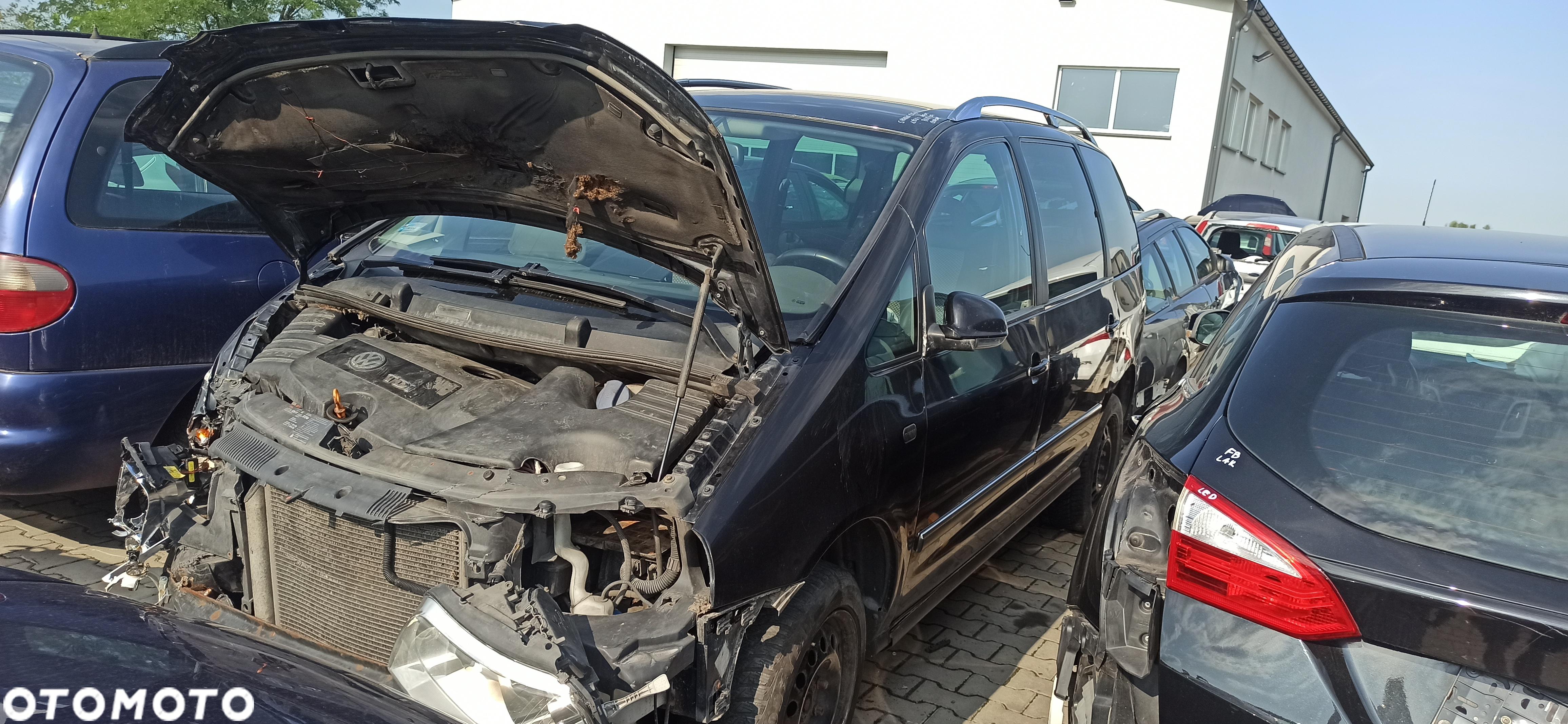 VW Sharan mk2 lift 05-10 1,9 TDI 115 skrzynia 6 biegów auto z przeznaczeniem na części - 3