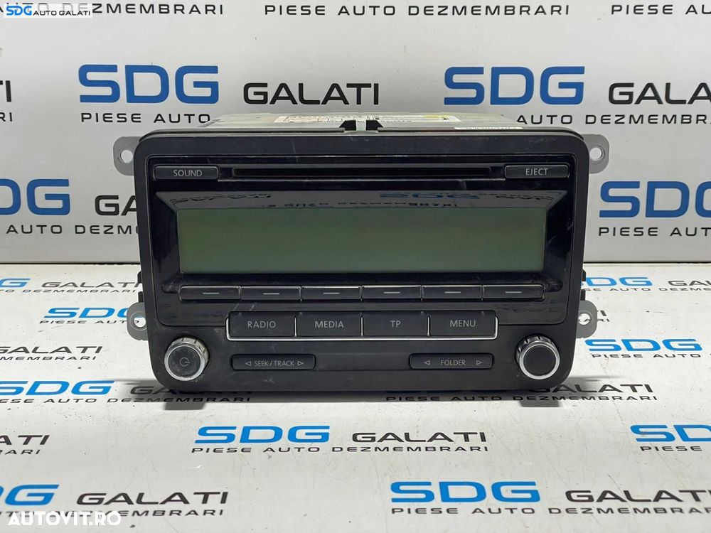 Unitate Radio CD Player RCD 310 Volkswagen Caddy 3 2003 - 2010 Cod 5P0035186B [L2937] - 1