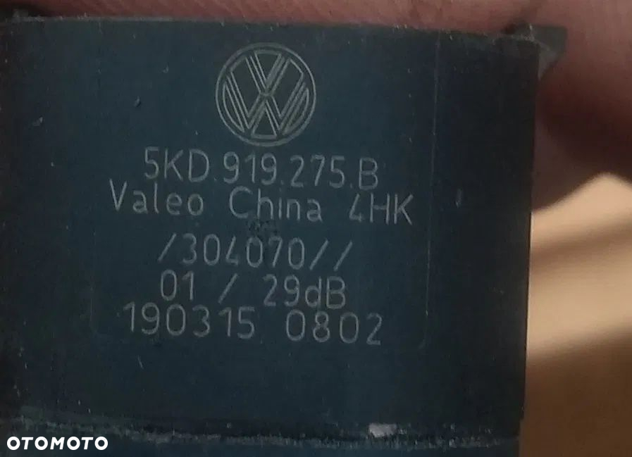 Czujnik parkowania PDC 5KD919275B Audi Seat Skoda VW 4x PDC 8K 8T 4G 8R 4H 8J 7N 7H 1S 3C 6R 7P 6P - 2