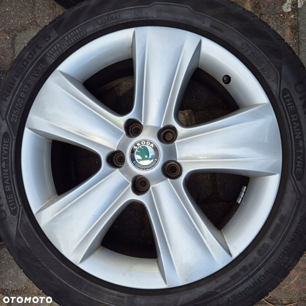 LATO KOŁA 225/50 R17 ORYGINAŁ SKODA YETI SUPERB OCTAVIA TOURAN ALHAMBRA - 5