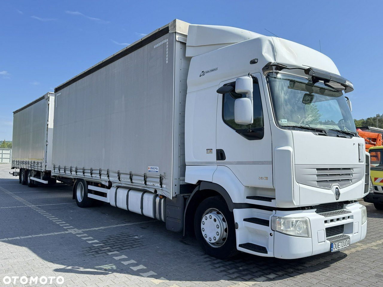 Renault Premium 380 DXi Euro 5 Firana 19 Palet Dach Zsuwany 18ton DMC - 2