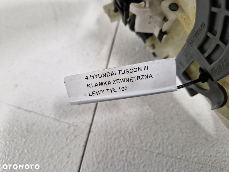 HYUNDAI TUCSON III 3 KLAMKA DRZWI LEWY TYŁ TYLNA CHROM - 10