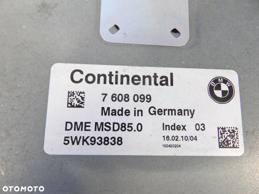 BMW - F10,F11 - MODUŁ - STEROWNIK SILNIKA ECU - 7608099 - 2