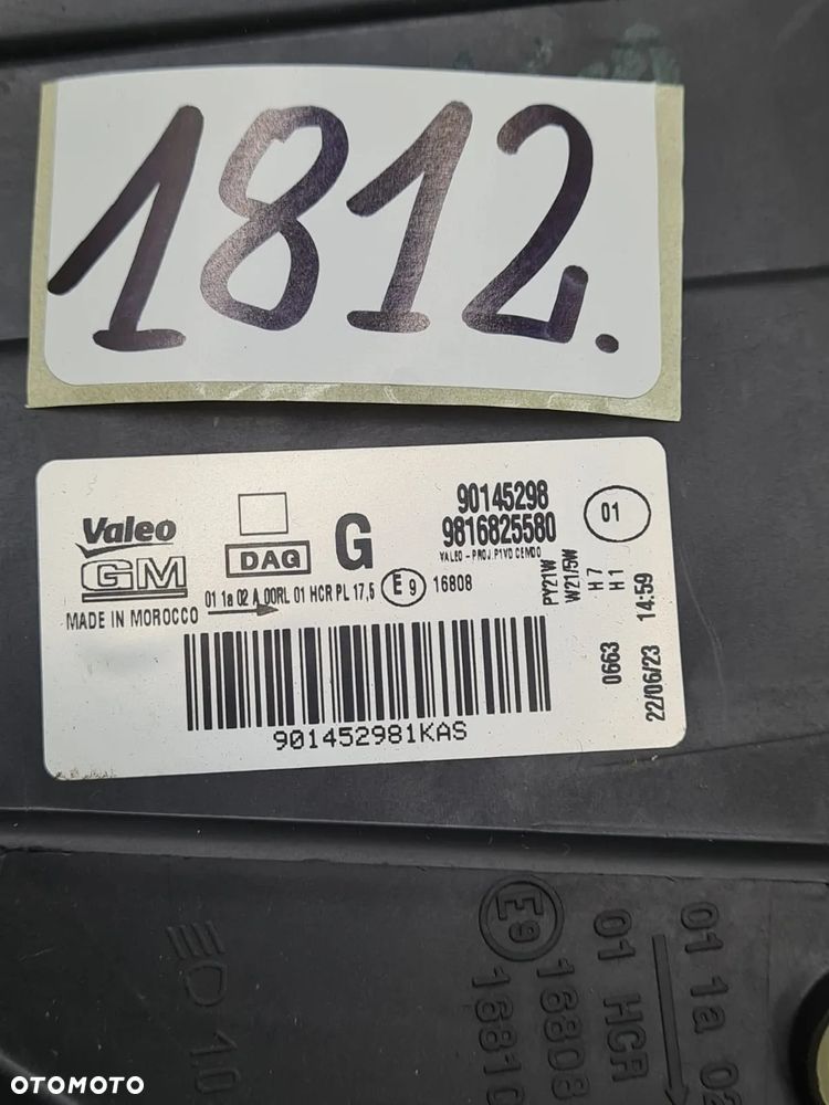 Lampa Przód lewy przednia Lewa OPEL COMBO E 18r- 90145298 - 6