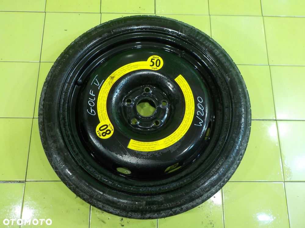 GOLF V A3 8P kolo dojazdowe 125/70/18 5x112 - 1
