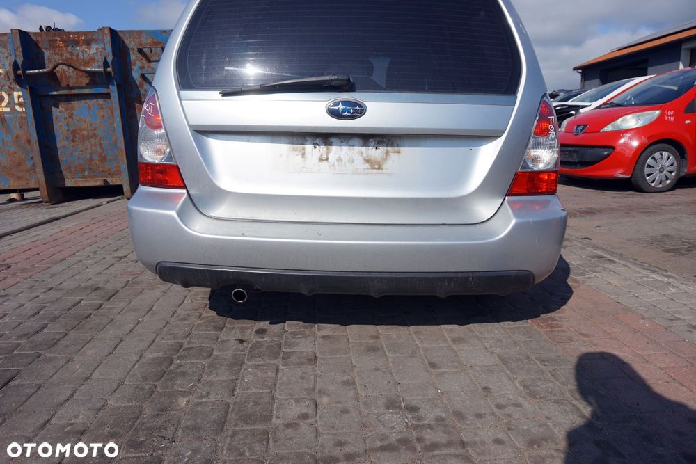ZDERZAK TYLNY FORESTER II SG LIFT 01G  SREBRNY SUBARU 2006-2008 - 1