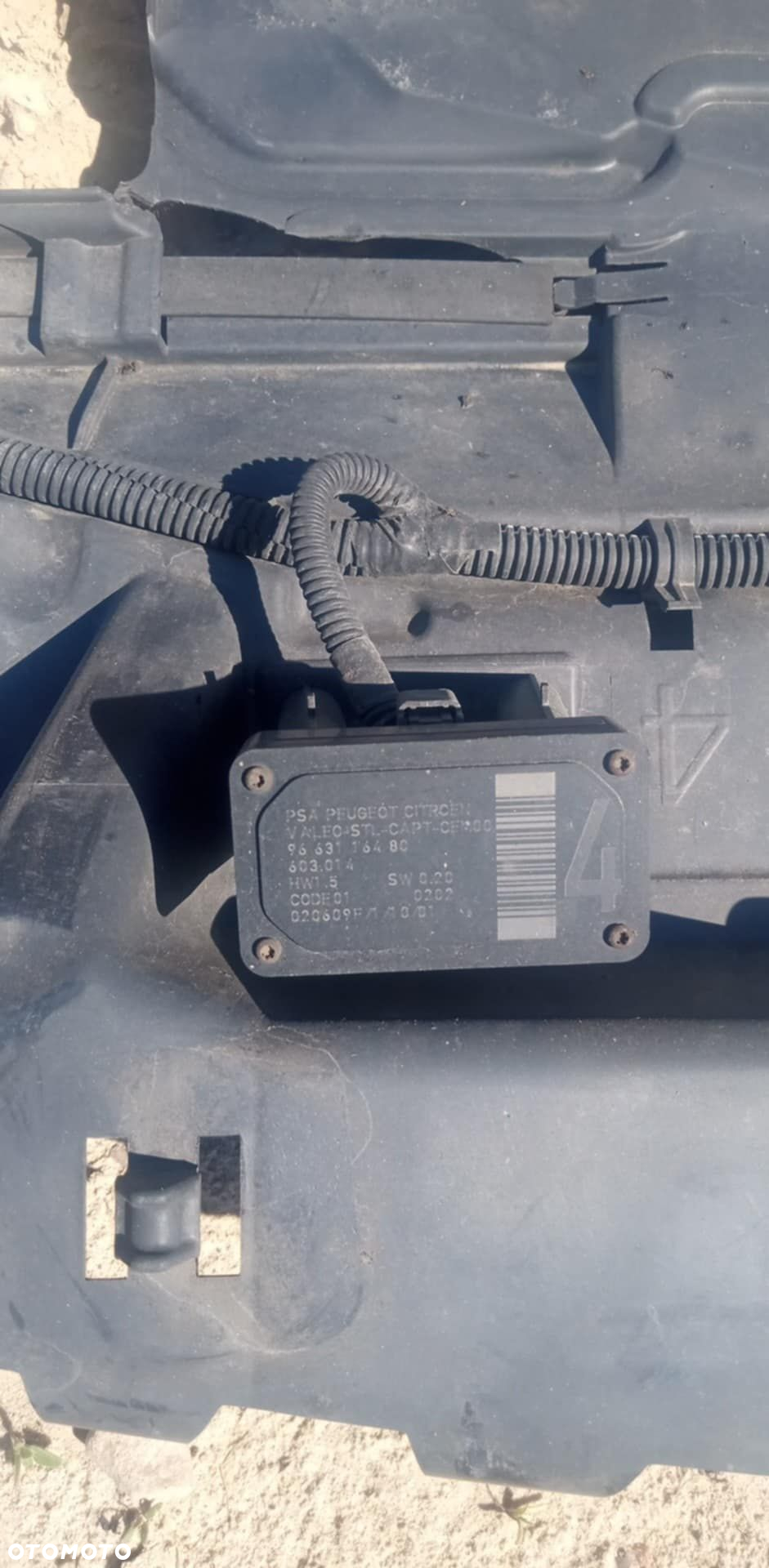 Osłona dolna zderzaka citroen C5 x7 III z czujnikami - 5