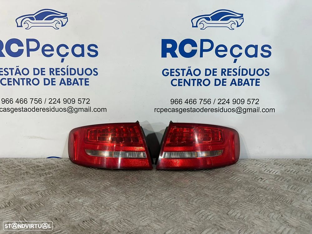 .Conjunto Farolim Tras Traseiro Esquerdo Direito Original Audi A4 B8 8K Carrinha Avant Allroad LED 8K9945095B 8K9945096B 2007 - 2015 - 3