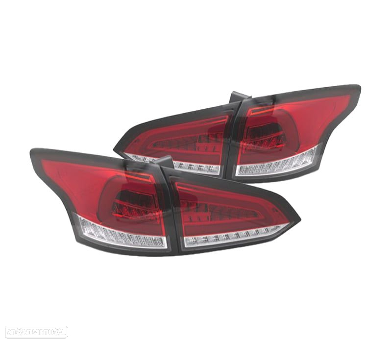 FAROLINS PARA FORD FOCUS MK3 SW 11-18 LED VERMELHO BRANCO - 2