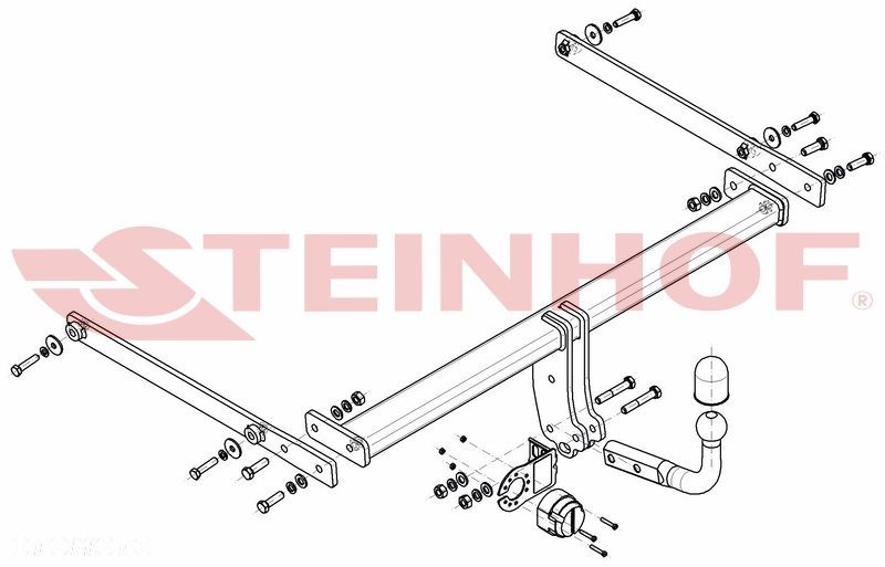 Hak Holowniczy + MODUŁ 7PIN do Mazda CX-3 (DK) od 2015 - 2