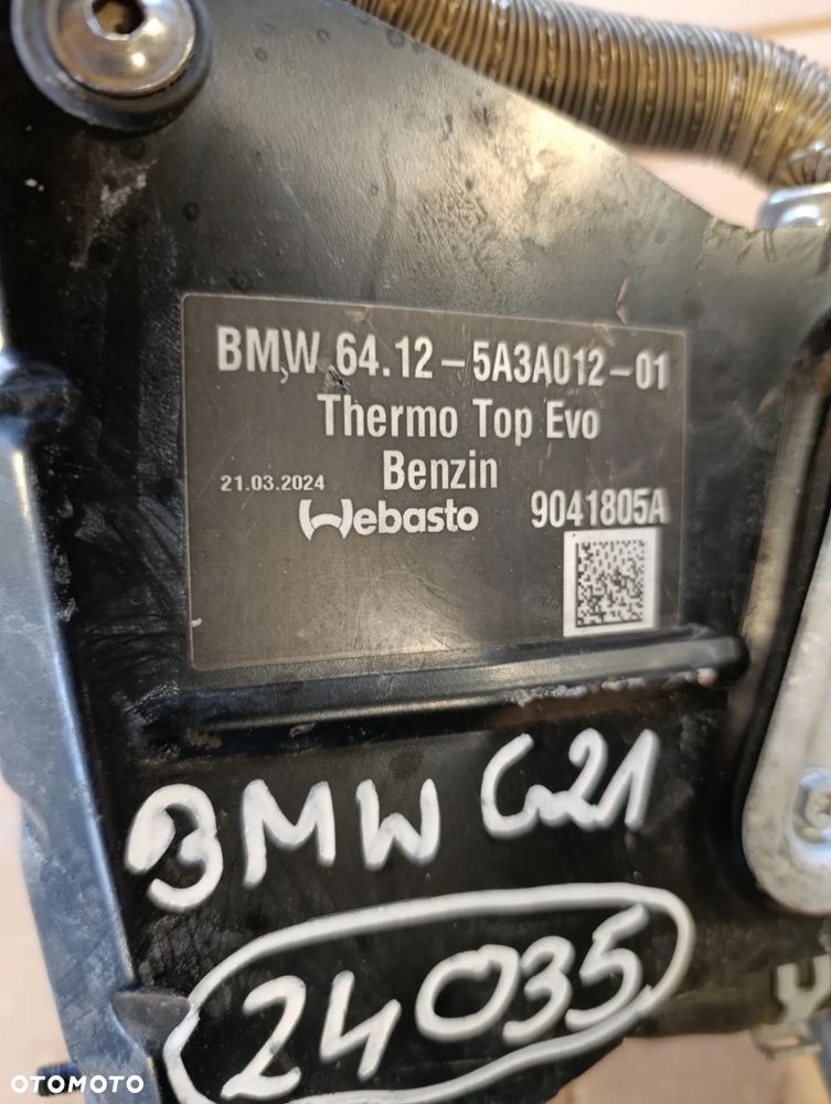 BMW G20 G21 WEBASTO OGRZEWANIE POSTOJOWE 5A3A012 - 2
