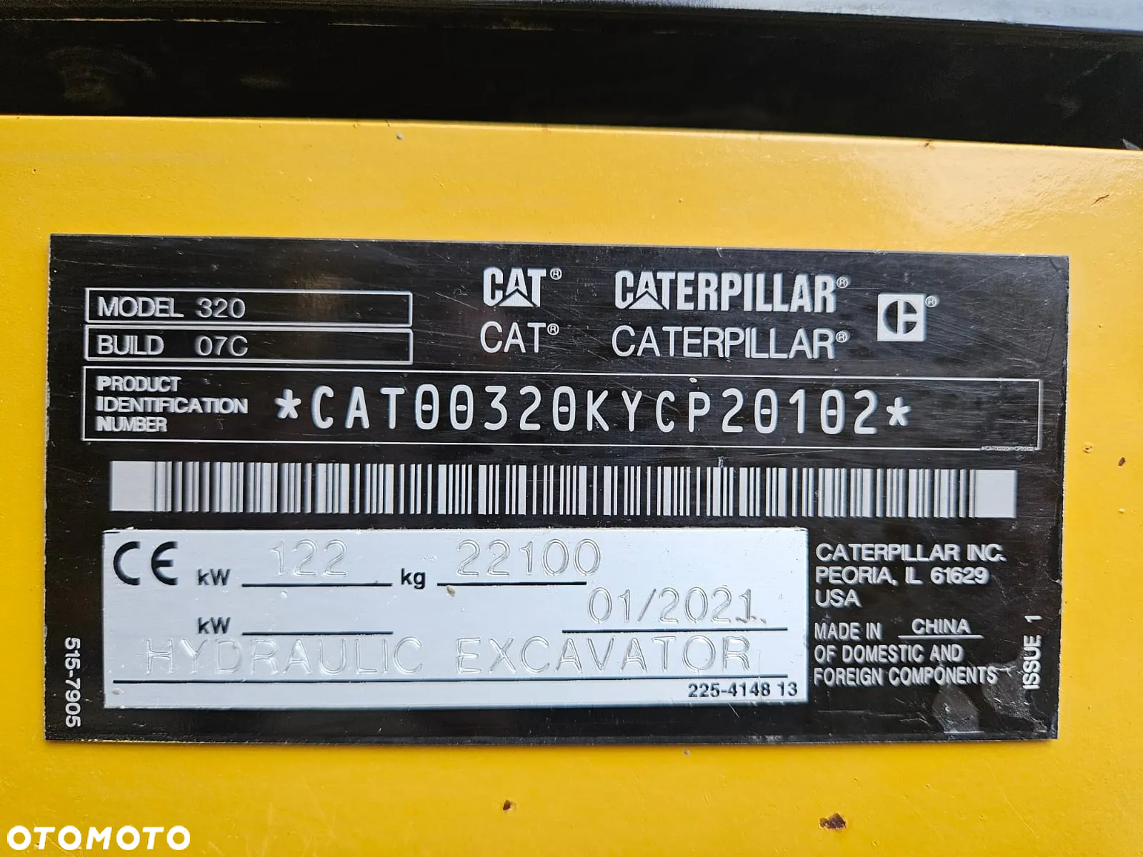 Caterpillar KOPARKA GĄSIENICOWA CAT CATERPILLAR 320 320E 323 318 2021R. - 7