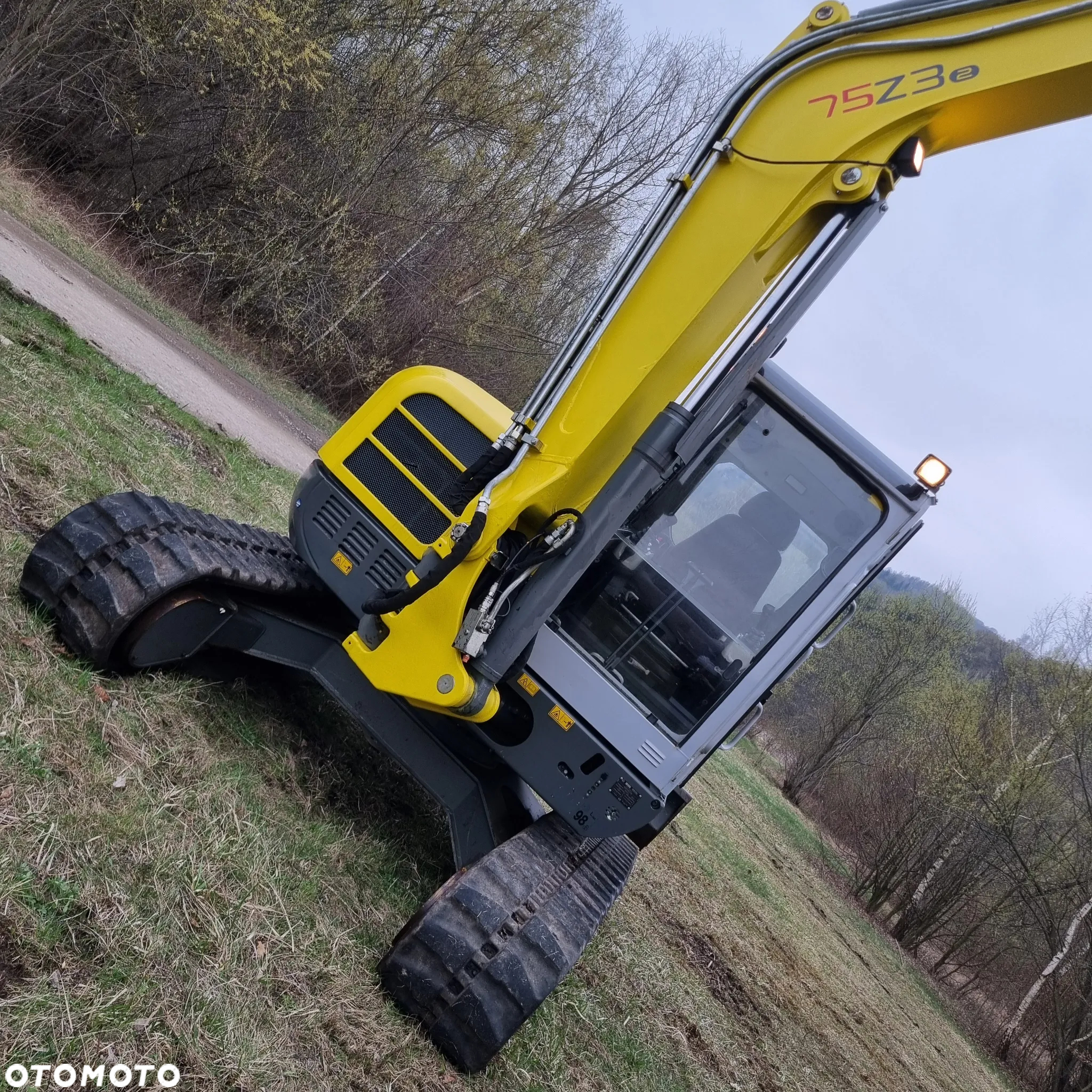 Wacker Neuson 8 ton Koparka Gąsienicowa 75Z3- komplet łyżek!- 2015r IMPORT NORWEGIA Klima jak Nowa - 4