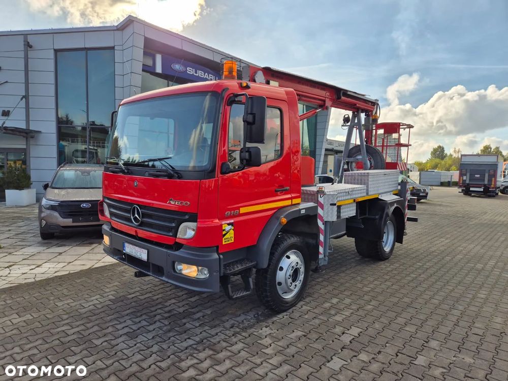 Mercedes-Benz Atego 918 / 4X4 / ZWYŻKA / MAX 18M / 200KG ŁADOWNOŚĆ / STAN BARDZO DOBRY / SERWISOWANY / BEZWYPADKOWY / NISKI PRZEBIEG! - 2